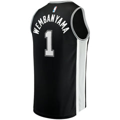 Victor Wembanyama San Antonio Spurs Fast Break Replica Jersey - Icon Edition - Black shop