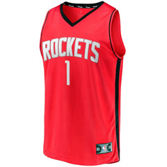 Amen Thompson Houston Rockets Fast Break Replica Jersey - Icon Edition - Red shop