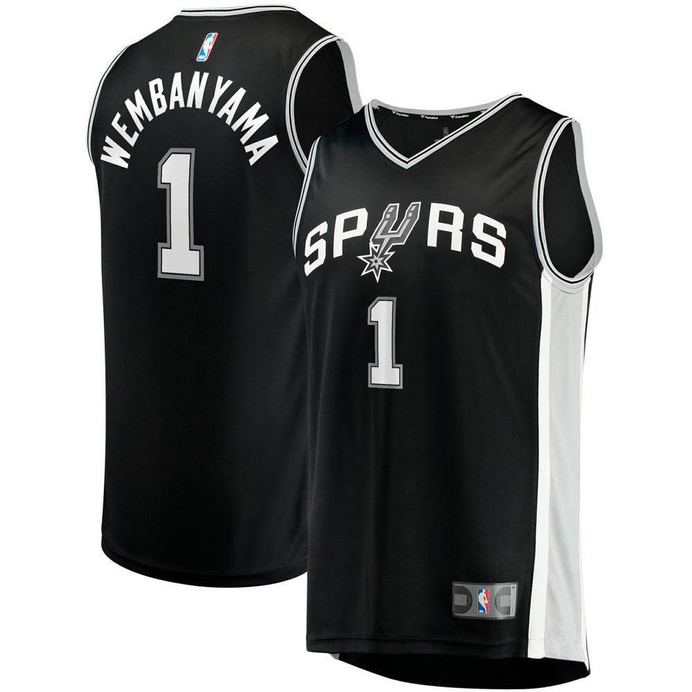 Victor Wembanyama San Antonio Spurs Youth Fast Break Replica Jersey - Icon Edition - Black shop