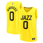 Taylor Hendricks Utah Jazz Youth Fast Break Replica Jersey - Icon Edition - Yellow on sale