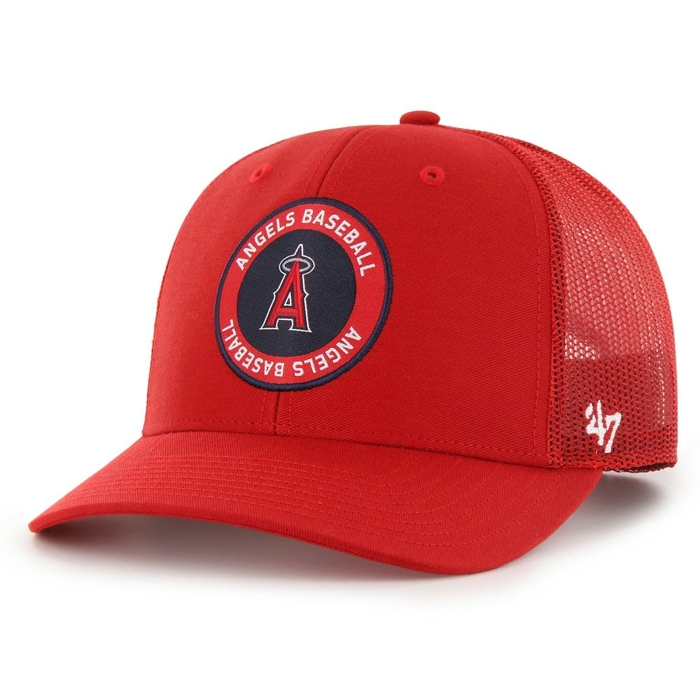 Los Angeles Angels Unveil Trucker Adjustable Hat Red