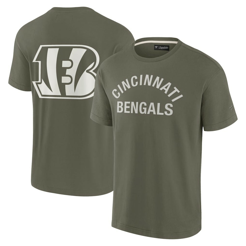 Cincinnati Bengals Unisex Elements Super Soft Short Sleeve T-Shirt - Olive outlet
