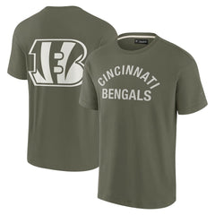 Cincinnati Bengals Unisex Elements Super Soft Short Sleeve T-Shirt - Olive outlet