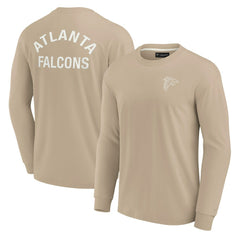 Atlanta Falcons Unisex Elements Super Soft Long Sleeve T-Shirt - Khaki on sale