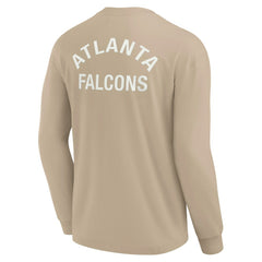 Atlanta Falcons Unisex Elements Super Soft Long Sleeve T-Shirt - Khaki on sale