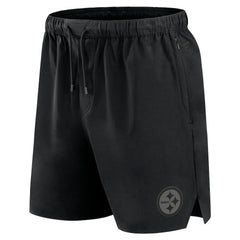 Pittsburgh Steelers Front Office Micro Tonal Shorts - Black on sale