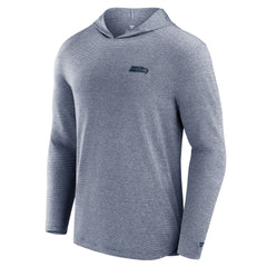 Seattle Seahawks Front Office Tech Lightweight Hoodie T-Shirt - Navy on sale