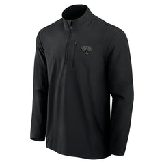 Jacksonville Jaguars Front Office Micro Tonal Quarter-Zip Pullover - Black for sale