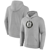 Brooklyn Nets Primary Logo Pullover Hoodie - Heather Gray shop