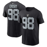 Maxx Crosby Las Vegas Raiders Player Name & Number T-Shirt - Black sale