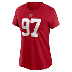 Nick Bosa San Francisco 49ers Women's Player Name & Number T-Shirt - Scarlet discount