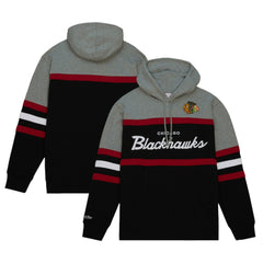 Chicago Blackhawks Head Coach Pullover Hoodie - Black/Gray Hoodies
