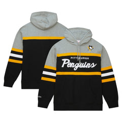 Pittsburgh Penguins Head Coach Pullover Hoodie - Black/Gray Hoodies