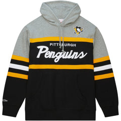 Pittsburgh Penguins Head Coach Pullover Hoodie - Black/Gray Hoodies