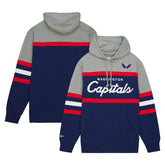 Washington Capitals Head Coach Pullover Hoodie - Navy/Gray Hoodies