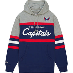 Washington Capitals Head Coach Pullover Hoodie - Navy/Gray Hoodies