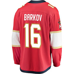 Aleksander Barkov Florida Panthers Fanatics Captain Patch Home Breakaway Jersey - Red Jerseys