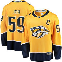 Roman Josi Nashville Predators Fanatics Home Breakaway Jersey - Gold Jerseys