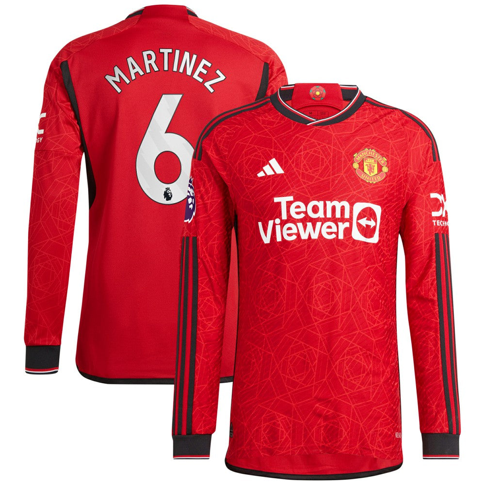 Lisandro Martínez Manchester United 2023/24 Home Long Sleeve Player Jersey - Red discount