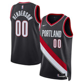 Scoot Henderson Portland Trail Blazers Unisex 2023 NBA Draft Swingman Jersey - Icon Edition - Black outlet
