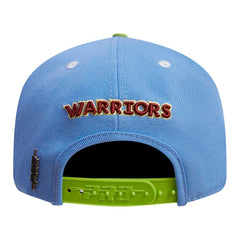 Golden State Warriors Pro Standard Retro Program 2-Tone Snapback Hat sale - Light Blue/Green for sale
