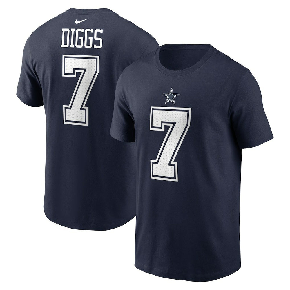 Trevon Diggs Dallas Cowboys Player Name & Number T-Shirt - Navy cheap