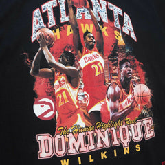 Dominique Wilkins Atlanta Hawks Hardwood Classics Bling Concert Player T-Shirt - Black online