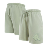 Boston Red Sox Pro Standard Neutral Fleece Shorts Light Green