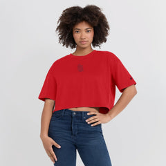 St. Louis Cardinals Women's Elements Super Soft Boxy Cropped T-Shirt Red