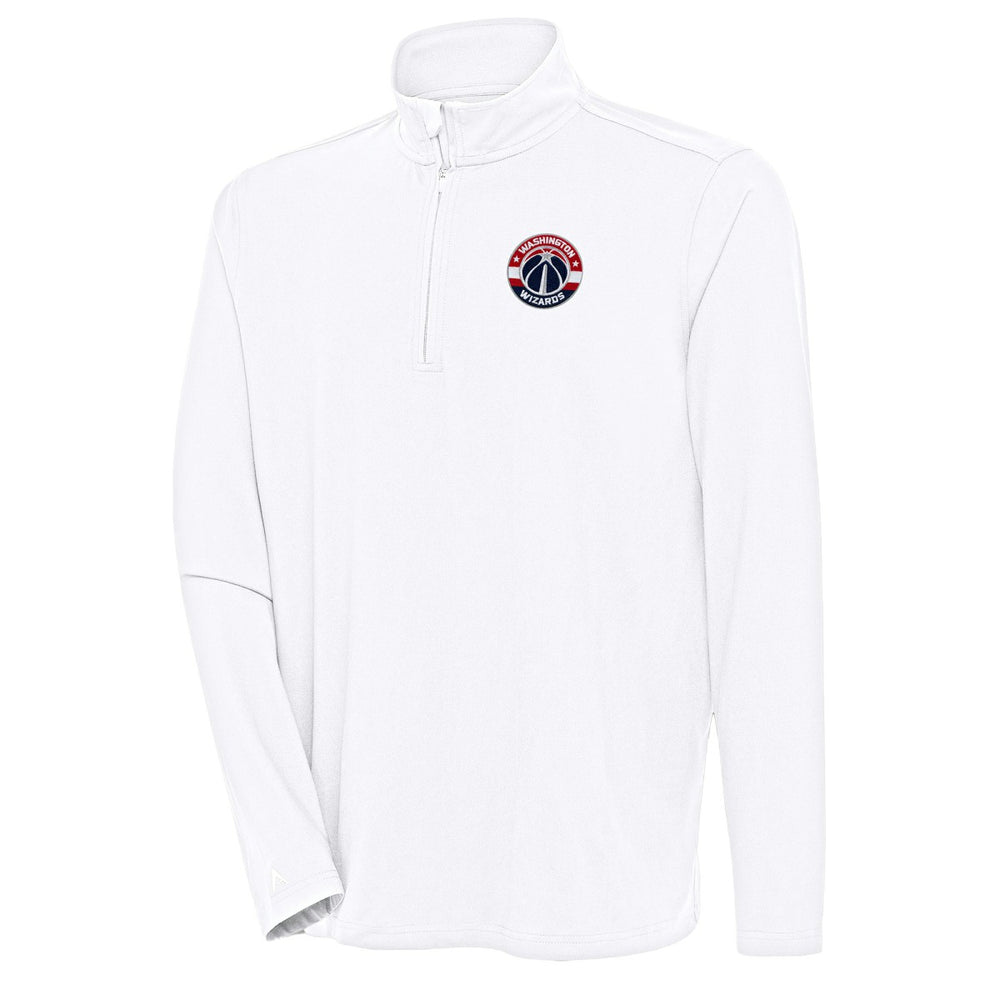 Washington Wizards Antigua Hunk Quarter-Zip Pullover Top - White online