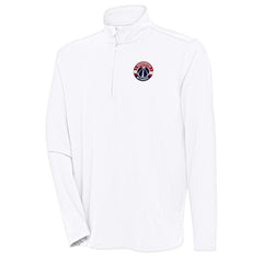 Washington Wizards Antigua Hunk Quarter-Zip Pullover Top - White online