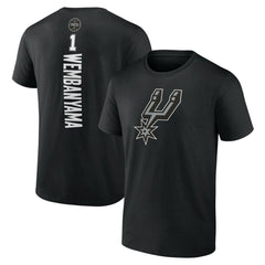 Victor Wembanyama San Antonio Spurs Playmaker Name & Number T-Shirt - Black discount