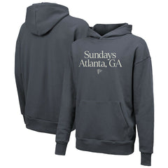 Atlanta Falcons Majestic Threads Unisex Sundays Pullover Hoodie - Gray outlet