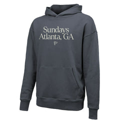 Atlanta Falcons Majestic Threads Unisex Sundays Pullover Hoodie - Gray outlet