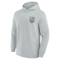 Vegas Golden Knights Fanatics Elements Lightweight Tri-Blend Fleece Hoodie - Gray Hoodies