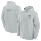 Pittsburgh Penguins Fanatics Elements Lightweight Tri-Blend Fleece Hoodie - Gray Hoodies