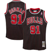 Dennis Rodman Chicago Bulls Youth 1995/96 Hardwood Classics Swingman Jersey sale - Black sale