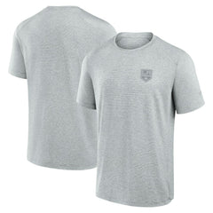 Los Angeles Kings Fanatics Front Office Tech T-Shirt - Gray T-shirts