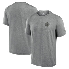 Boston Bruins Fanatics Front Office Tech T-Shirt - Black T-shirts