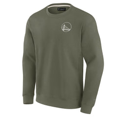 Golden State Warriors Unisex Elements Super Soft Fleece Pullover Sweatshirt sale - Olive shop