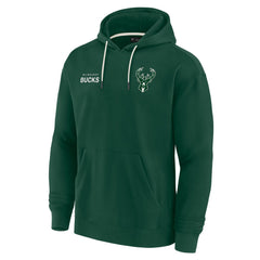 Milwaukee Bucks Unisex Elements Super Soft Fleece Pullover Hoodie - Hunter Green for sale