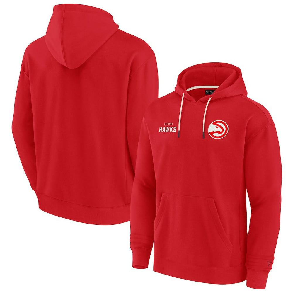 Atlanta Hawks Unisex Elements Super Soft Fleece Pullover Hoodie - Red online