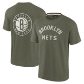 Brooklyn Nets Unisex Elements Super Soft Short Sleeve T-Shirt - Olive sale
