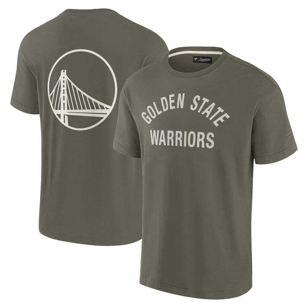 Golden State Warriors Unisex Elements Super Soft Short Sleeve T-Shirt sale - Olive on sale