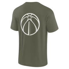Washington Wizards Unisex Elements Super Soft Short Sleeve T-Shirt - Olive discount