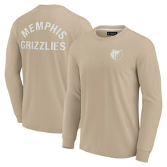 Memphis Grizzlies Unisex Elements Super Soft Long Sleeve T-Shirt - Khaki on sale