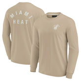 Miami Heat Unisex Elements Super Soft Long Sleeve T-Shirt - Khaki sale