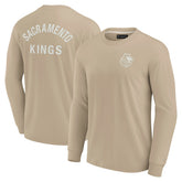 Sacramento Kings Unisex Elements Super Soft Long Sleeve T-Shirt - Khaki discount