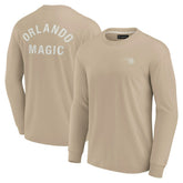 Orlando Magic Unisex Elements Super Soft Long Sleeve T-Shirt - Khaki for sale