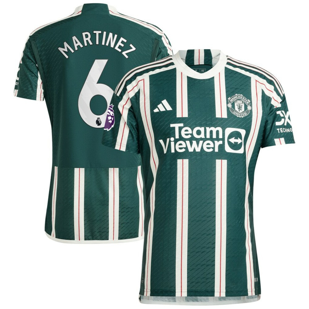 Lisandro Martínez Manchester United 2023/24 Away Player Jersey - Green for sale